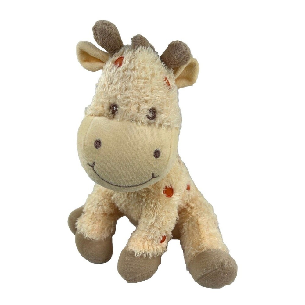 Koala Baby Giraffe Stuffed Animal Toy Yellow w/ Orange Spots 11" Tall Kids Plush